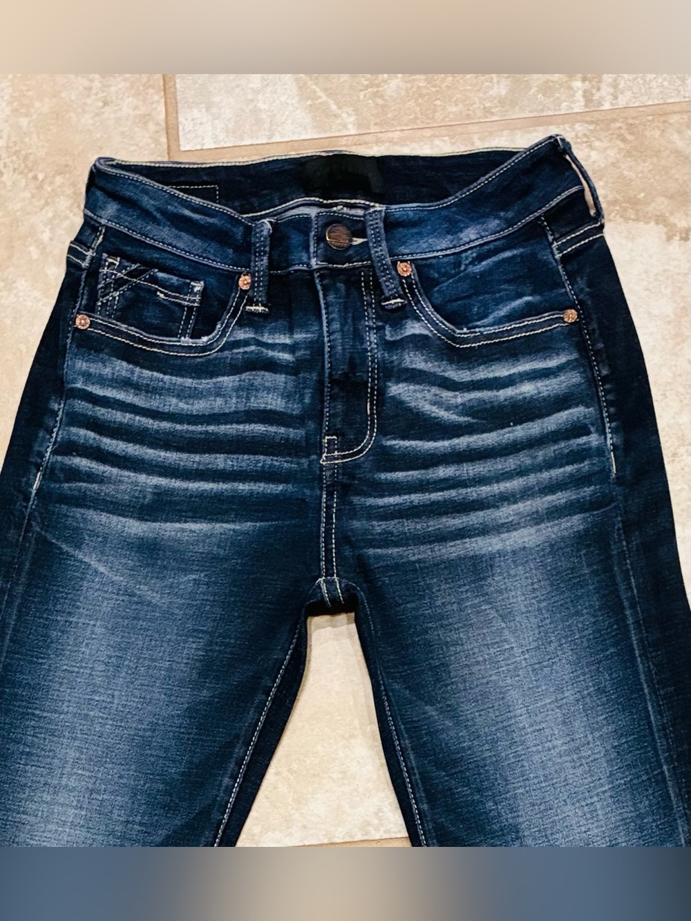 Buckle Black Fit No. 93 Dark Blue Bootcut Stretch Jeans Women’s 24x31 EUC - Picture 5 of 12
